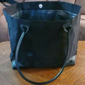 XLarge Calvin Klein Blk Leather Like Handbag/Purse